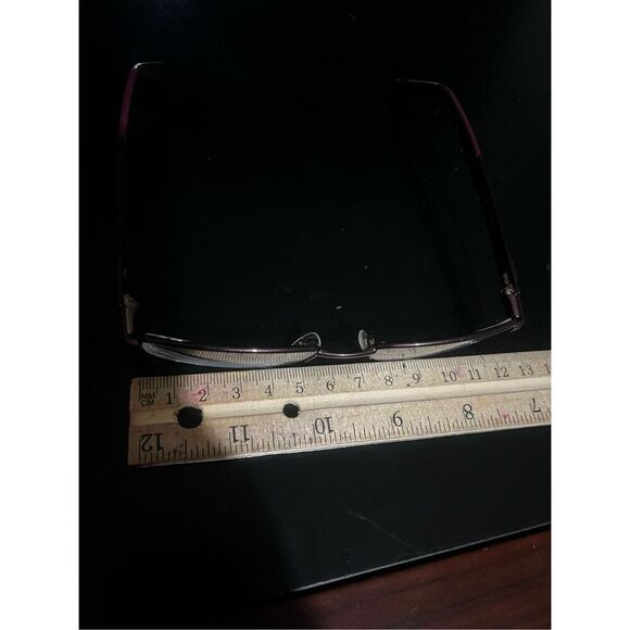 Gucci Eyeglasses GG 2731 23B Purple Half Rim Metal Frame Italy 135 - Picture 10 of 12